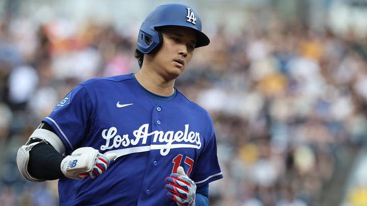 Jun 11, 2026; Pittsburgh, Pennsylvania, USA; Los Angeles Dodgers designated hitter two-way player Shohei Ohtani (17) circles the bases on a solo home run against the Pittsburgh Pirates during the third inning at PNC Park. Mandatory Credit: Charles LeClaire-Imagn Images Jun 11, 2026; Pittsburgh, Pennsylvania, USA; Los Angeles Dodgers designated hitter two-way player Shohei Ohtani (17) circles the bases on a solo home run against the Pittsburgh Pirates during the third inning at PNC Park. Mandatory Credit: Charles LeClaire-Imagn Images