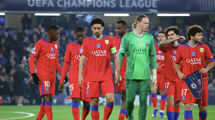 Le Paris Saint-Germain face à Chelsea