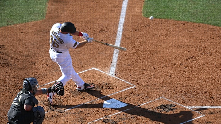 Jul 19, 2022; Los Angeles, California, USA; National League first baseman Paul Goldschmidt (46) of