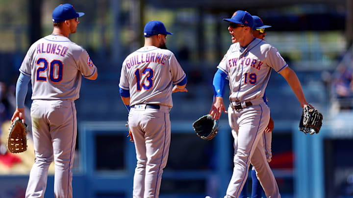 Pete Alonso, Luis Guillorme, Francisco Lindor, Mark Canha