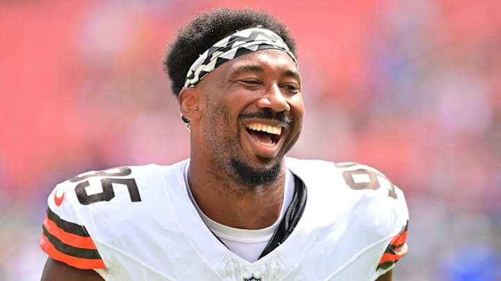 Cleveland Browns defensive end Myles Garrett