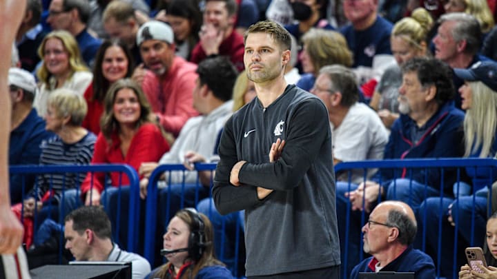 Washington State Cougars head coach David Riley.