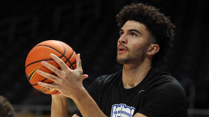 Feb 10, 2026; Pittsburgh, Pennsylvania, USA; Duke Blue Devils forward Cameron Boozer (12) warms up before the game against the Pittsburgh Panthers at Petersen Events Center. Mandatory Credit: Charles LeClaire-Imagn Images Feb 10, 2026; Pittsburgh, Pennsylvania, USA; Duke Blue Devils forward Cameron Boozer (12) warms up before the game against the Pittsburgh Panthers at Petersen Events Center. Mandatory Credit: Charles LeClaire-Imagn Images