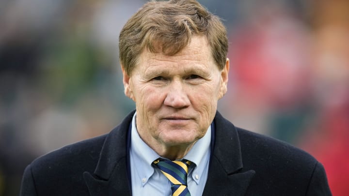 Dec 17, 2023; Green Bay, Wisconsin, USA; Green Bay Packers president and Chief Executive Officer Mark Murphy Dec 17, 2023; Green Bay, Wisconsin, USA; Green Bay Packers president and Chief Executive Officer Mark Murphy