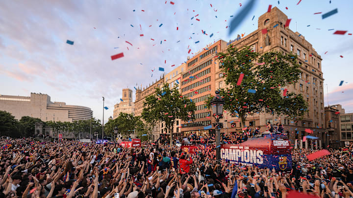 FC Barcelona Trophy Parade & Celebration