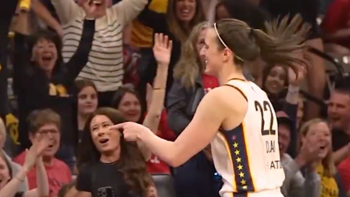 Clark drained a three-pointer from beyond her No. 22 logo on the court at Carver-Hawkeye Arena. 
