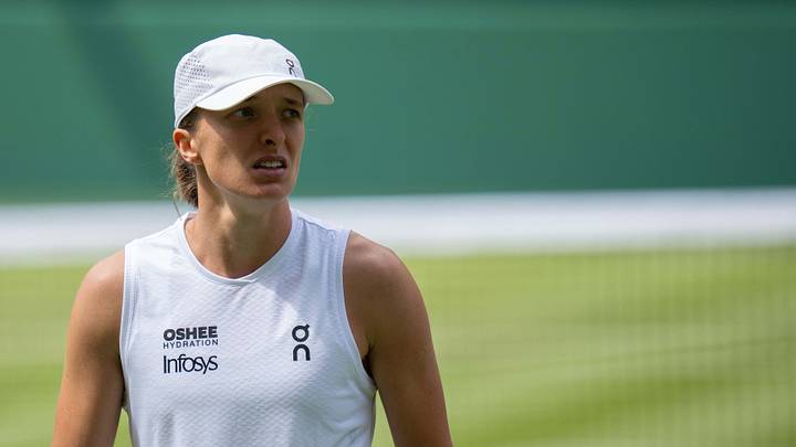 Iga Świątek was upset in the third round of Wimbledon. Iga Świątek was upset in the third round of Wimbledon.