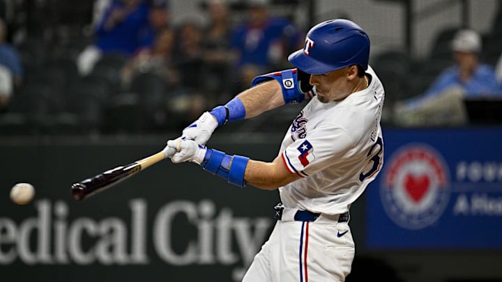 Texas Rangers Outfielder Evan Carter