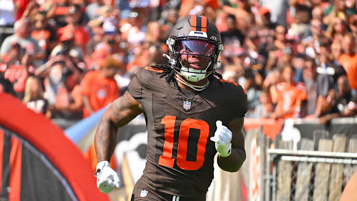 Cleveland Browns rookie running back Quinshon Judkins Cleveland Browns rookie running back Quinshon Judkins