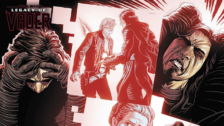 Marvel Comics Star Wars: The Legacy of Vader with Ben Solo having memories of his past as Kylo Ren.