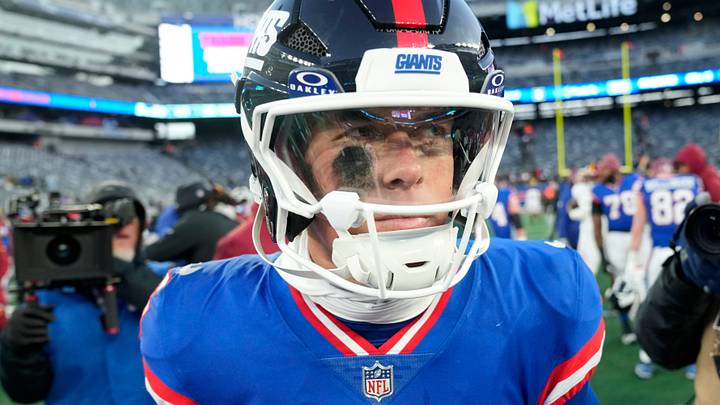 New York Giants quarterback Jaxson Dart 