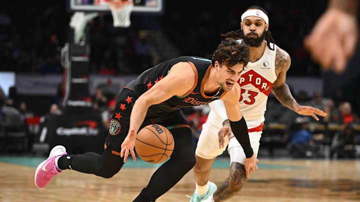 Washington Wizards forward Deni Avdija (8).