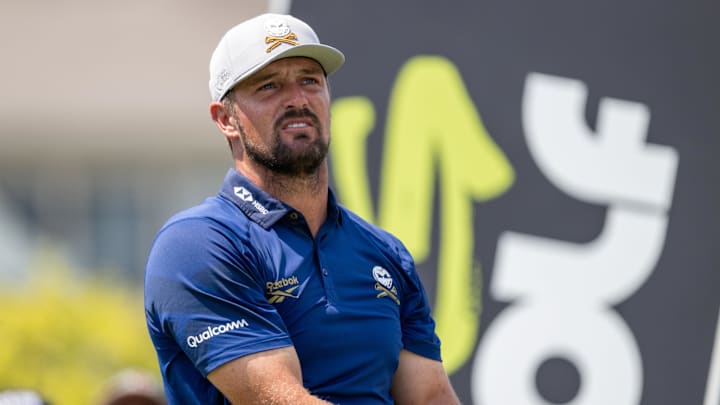 Bryson DeChambeau would jump at the opportunity to play in a Ryder Cup tune-up on the PGA Tour but remains suspended for having left for LIV Golf.