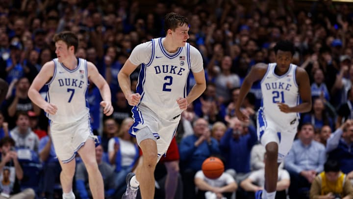 NC State v Duke; Duke basketball forward Cooper Flagg 