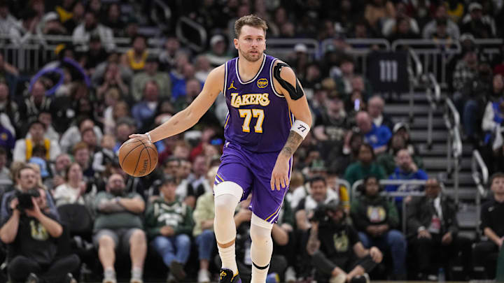 Los Angeles Lakers guard Luka Doncic is a solid prop target on Friday.