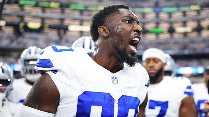 DeMarcus Lawrence with the Dallas Cowboys DeMarcus Lawrence with the Dallas Cowboys