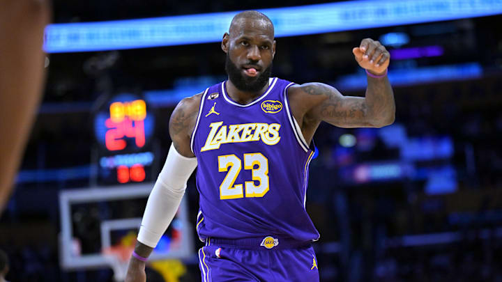 LeBron James had a great time collecting a historic triple-double on Wednesday.