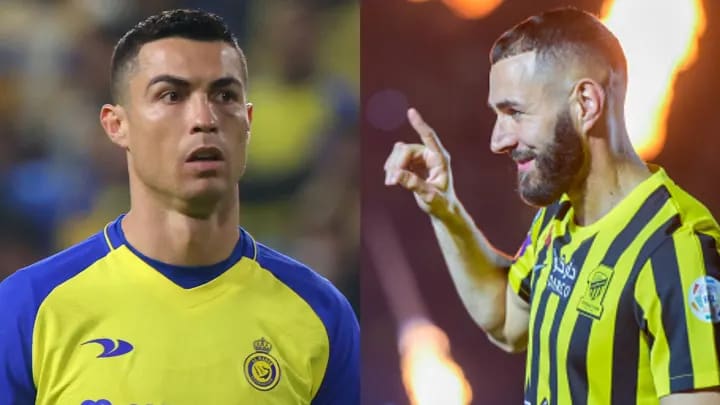 Ronaldo und Benzema in der Saudi Pro League