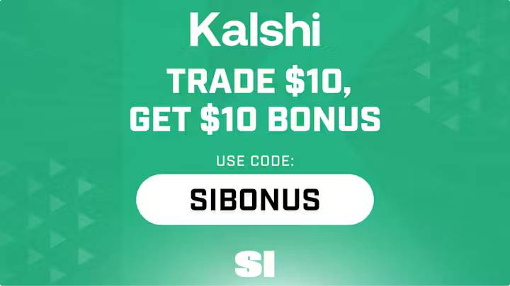 Get a $10 Kalshi promo code bonus for trading on Spurs vs Knicks NBA Finals Game 3. Use code SIBONUS to claim this prediction market promo today. Get a $10 Kalshi promo code bonus for trading on Spurs vs Knicks NBA Finals Game 3. Use code SIBONUS to claim this prediction market promo today.