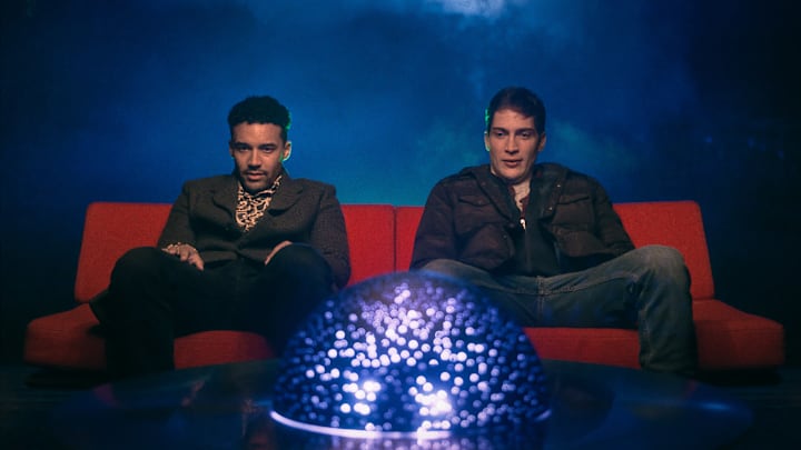 It's What's Inside. (L to R) Devon Terrell as Reuben and James Morosini as Cyrus in It's What's Inside. Cr. Courtesy of Netflix