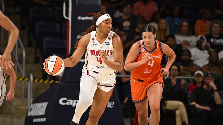 Washington Mystics forward Kiki Iriafen is a strong prop target on Thursday. Washington Mystics forward Kiki Iriafen is a strong prop target on Thursday.