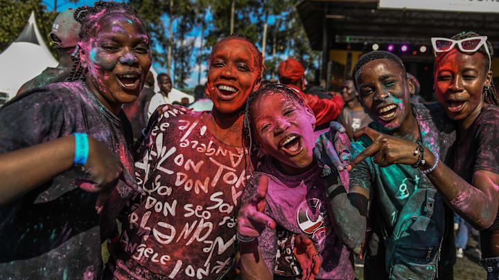 Color festival in Kenya
