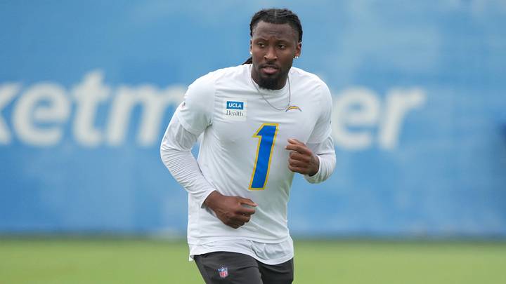 Quentin Johnston at OTAs.