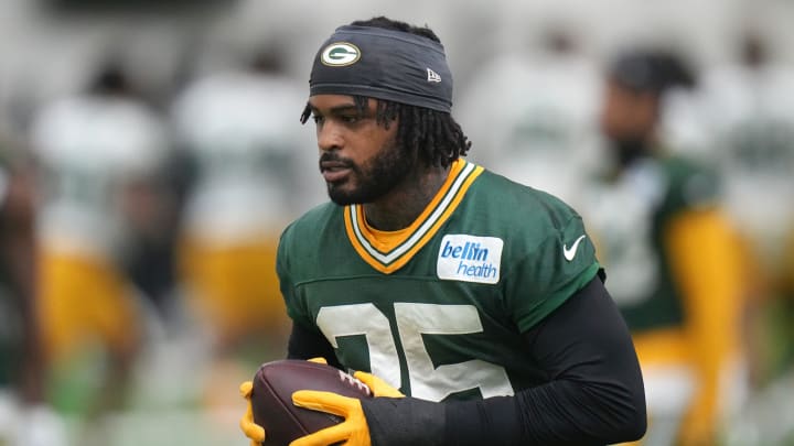 Keisean Nixon at Packers OTAs