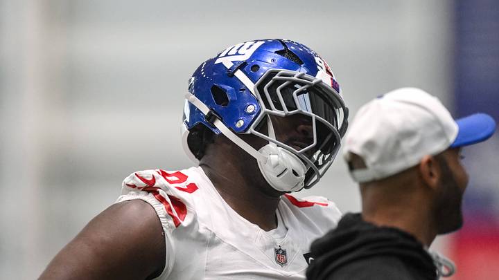 New York Giants defensive tackle Darius Alexander New York Giants defensive tackle Darius Alexander