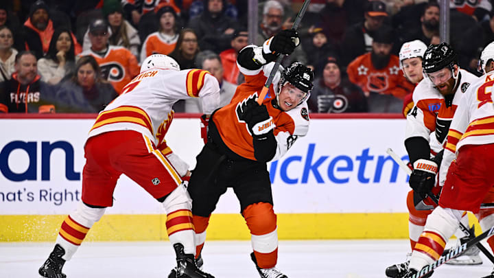 While Cam Atkinson didn’t register a point against the Flames, he was much more noticeable and played with energy after his benching.