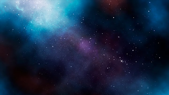 The night sky is full of colors—except green.