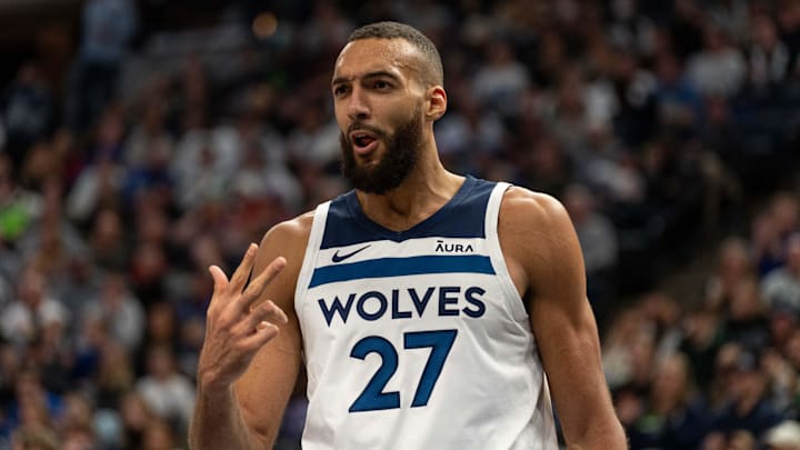 Minnesota Timberwolves center Rudy Gobert.