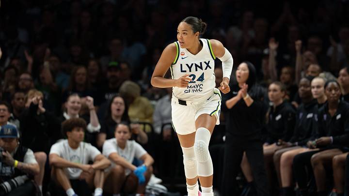 The Minnesota Lynx and forward Napheesa Collier are favored on Sunday. The Minnesota Lynx and forward Napheesa Collier are favored on Sunday.
