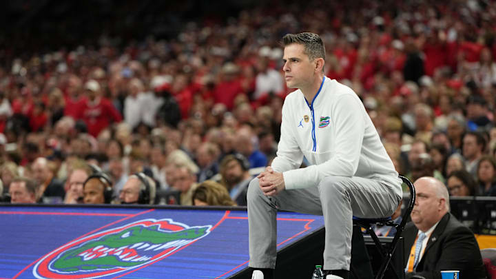 Florida Gators head coach Todd Golden  Florida Gators head coach Todd Golden