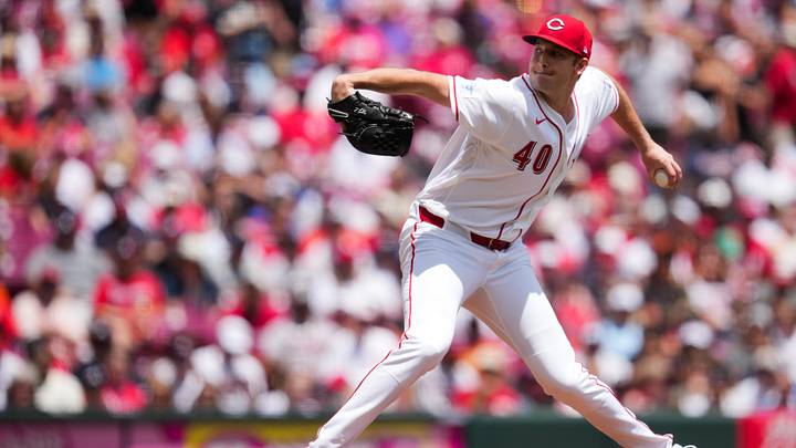 May 31, 2026; Cincinnati, Ohio, USA; Cincinnati Reds pitcher Nick Lodolo throws against the Atlanta Braves in the first inning at Great American Ball Park. Mandatory Credit: Aaron Doster-Imagn Images May 31, 2026; Cincinnati, Ohio, USA; Cincinnati Reds pitcher Nick Lodolo throws against the Atlanta Braves in the first inning at Great American Ball Park. Mandatory Credit: Aaron Doster-Imagn Images