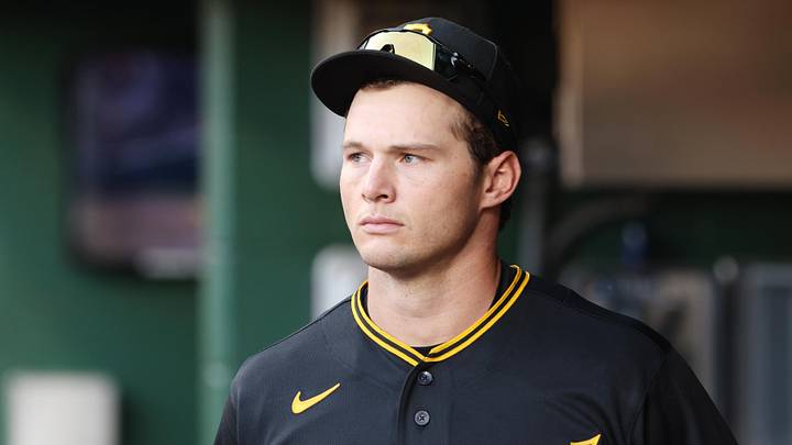 May 28, 2026; Pittsburgh, Pennsylvania, USA; Pittsburgh Pirates third baseman Tyler Callihan (37) looks on from the dugout against the Chicago Cubs during the third inning at PNC Park. Mandatory Credit: Charles LeClaire-Imagn Images May 28, 2026; Pittsburgh, Pennsylvania, USA; Pittsburgh Pirates third baseman Tyler Callihan (37) looks on from the dugout against the Chicago Cubs during the third inning at PNC Park. Mandatory Credit: Charles LeClaire-Imagn Images
