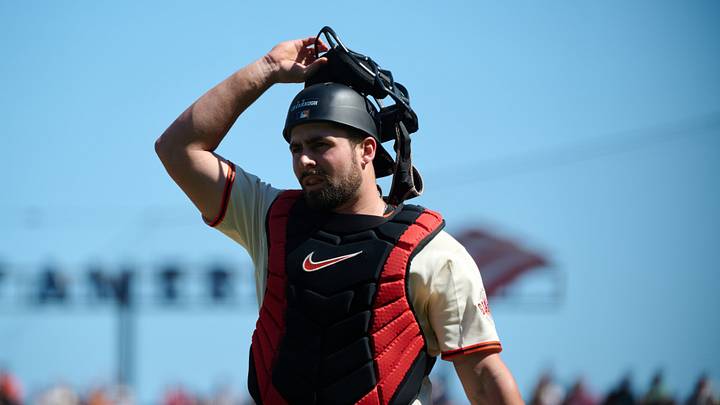 San Francisco Giants rookie catcher Drew Cavanaugh San Francisco Giants rookie catcher Drew Cavanaugh