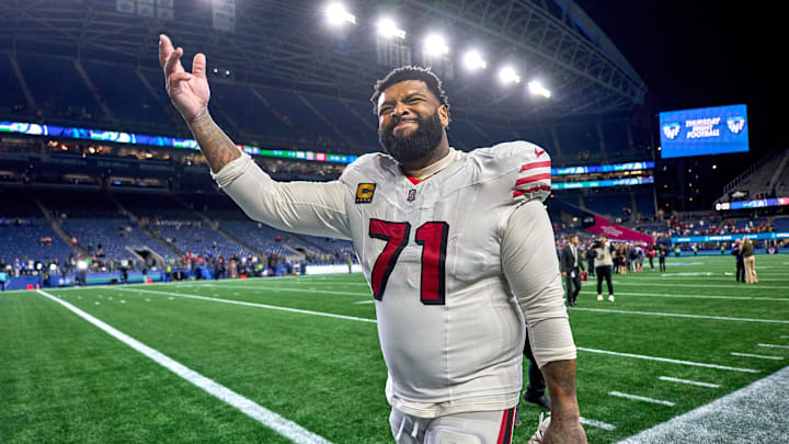 San Francisco 49ers offensive tackle Trent Williams (71)