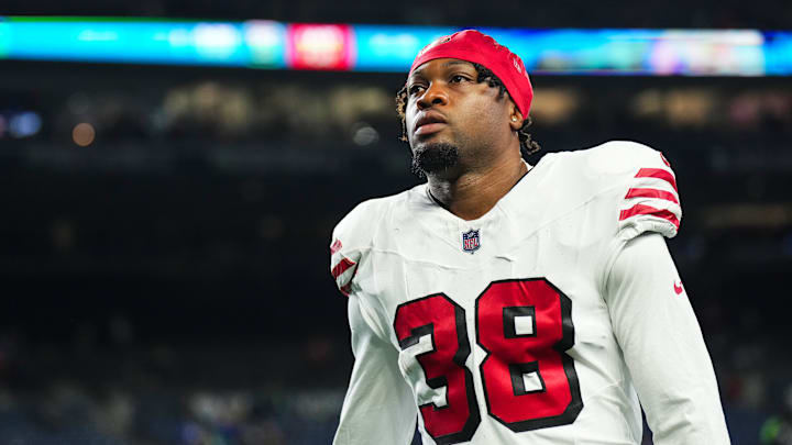 San Francisco 49ers safety Jaylen Mahoney (38)