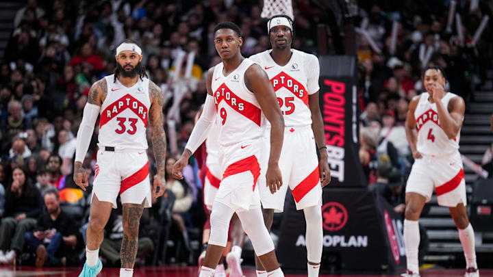 Chris Boucher, Scottie Barnes, Gary Trent Jr., R.J. Barrett, Toronto Raptors