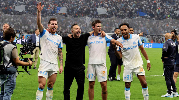 Roberto De Zerbi a laissé éclater sa joie après la victoire à Strasbourg.