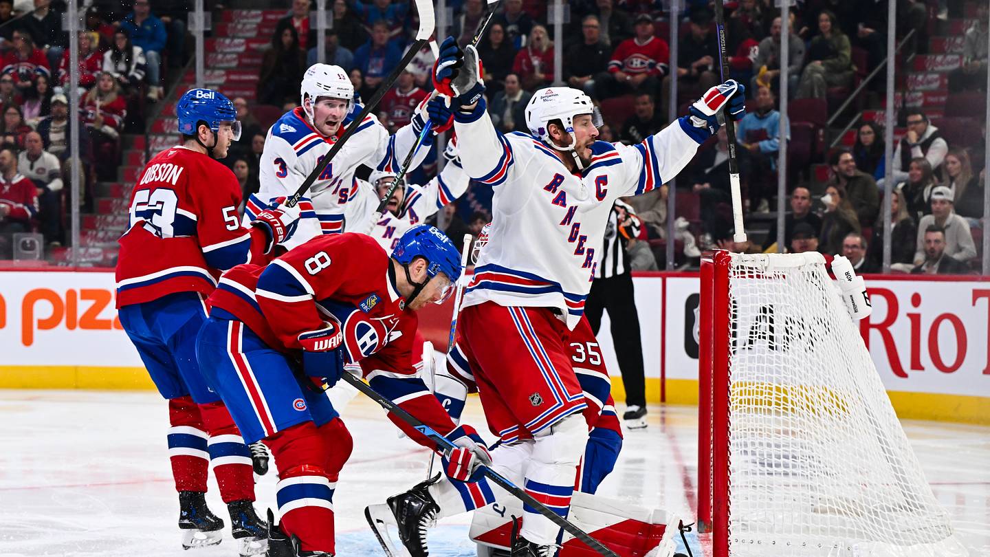 Rangers show resilience at the Bell Centre with thrilling comeback win over Canadiens