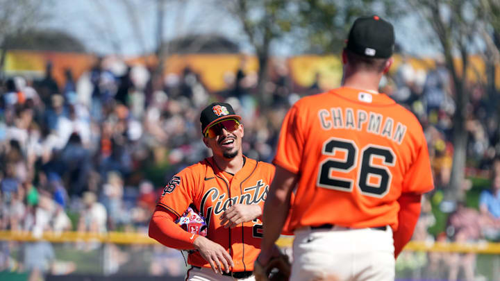 Willy Adames (left) and Matt Chapman (right) were involved in one of the strangest triple plays ever. Willy Adames (left) and Matt Chapman (right) were involved in one of the strangest triple plays ever.
