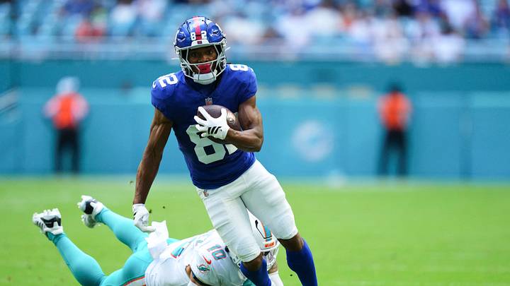 New York Giants wide receiver Calvin Austin III New York Giants wide receiver Calvin Austin III