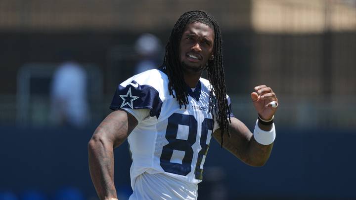 Dallas Cowboys receiver CeeDee Lamb at training camp at River Ridge Playing Fields. Dallas Cowboys receiver CeeDee Lamb at training camp at River Ridge Playing Fields.