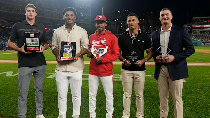 Travis Sykora, Elijah Green, Darren Baker, Daylen Lile, and Brad Lord