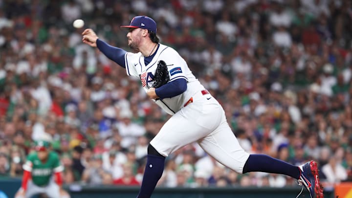 Skenes fired four scoreless innings while striking out seven in his first WBC start. Skenes fired four scoreless innings while striking out seven in his first WBC start.