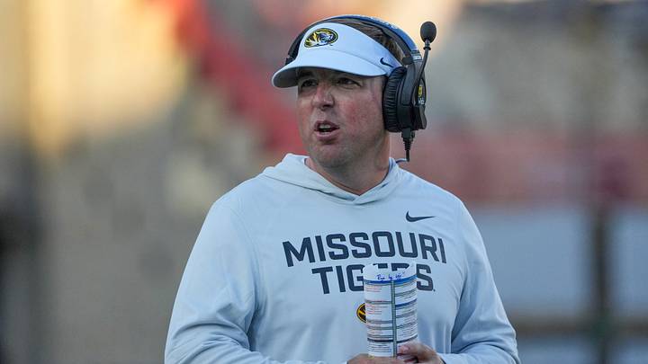 Aug 28, 2025; Columbia, Missouri, USA; Missouri Tigers head coach Eli Drinkwitz on field against the Central Arkansas Bears during the first half of the game at Faurot Field at Memorial Stadium. Mandatory Credit: Denny Medley-Imagn Images Aug 28, 2025; Columbia, Missouri, USA; Missouri Tigers head coach Eli Drinkwitz on field against the Central Arkansas Bears during the first half of the game at Faurot Field at Memorial Stadium. Mandatory Credit: Denny Medley-Imagn Images