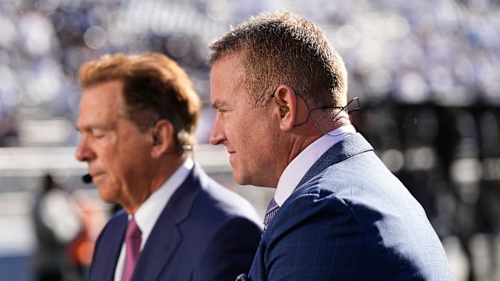 A few (polite) sparks flew on ESPN's College GameDay, as Kirk Herbstreit pointed out an issue from Nick Saban's past.