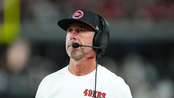 San Francisco 49ers head coach Kyle Shanahan